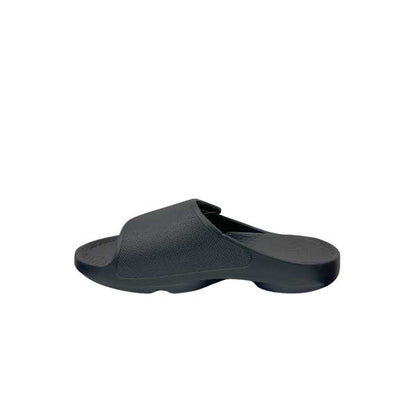 Dark grey Sovella Active Recovery Sandals for men with PF Velcro slide, designed for comfort and support.