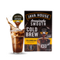 Three Java House Colombian Cold Brew Coffee Pods in black packaging with white and green accents.
