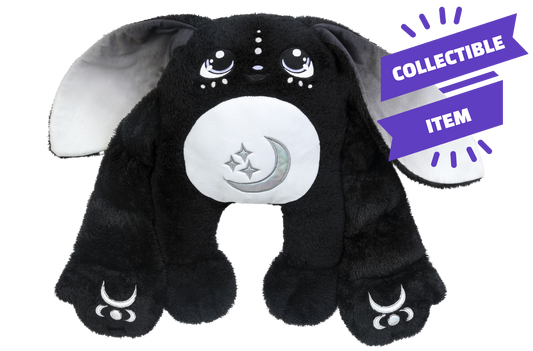 Moon Pals Midnight 5lb Hugger Plush toy featuring a soft, dark-colored plush animal with a cuddly, huggable design.