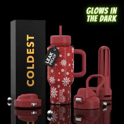 Coldest Limitless Ultra v8 24oz reusable water bottle with a sleek design and leak-proof lid, perfect for staying hydrated on the go.
