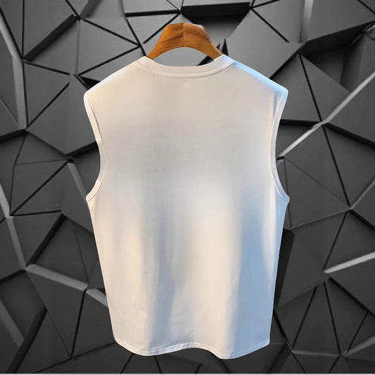 Men's sleeveless printed top in a fashionable design by My Store
