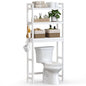 SONGMICS Cloud White 3-Tier Bathroom Shelf UBTS01WT
