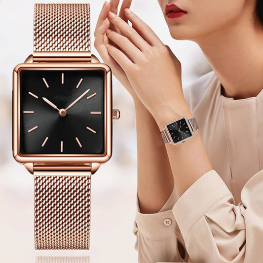 Creative Korean style quartz watch with magnetic clasp by BACKUPMYFILESNOW®, featuring a sleek watch face and stylish strap.