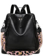 sqlp Backpack Purse for Women Travel Backpack Womens Leather Backpack Fashion Purse Backpack Woman Designer Shoulder Bags Black
