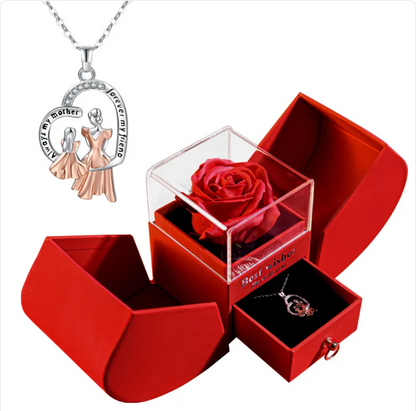 Christmas Necklace Jewelry Gift Box Set