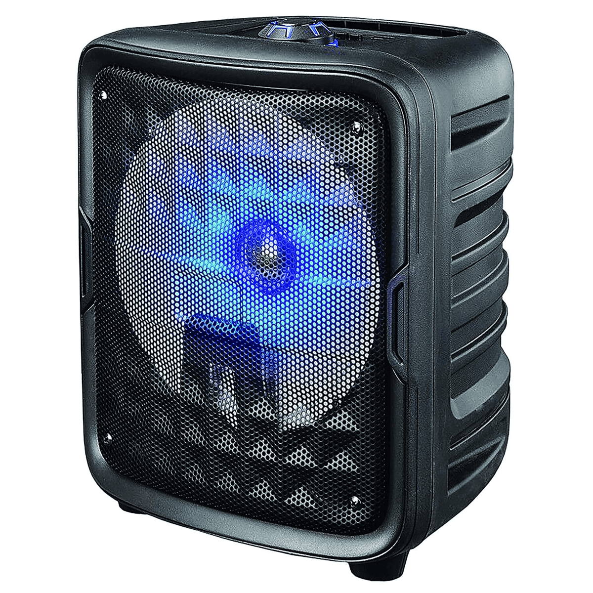 Supersonic IQ Sound 8-inch Bluetooth speaker with true wireless technology and sleek design for high-quality audio.