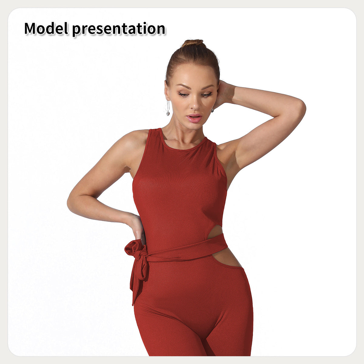 Chic Polyester Playsuit