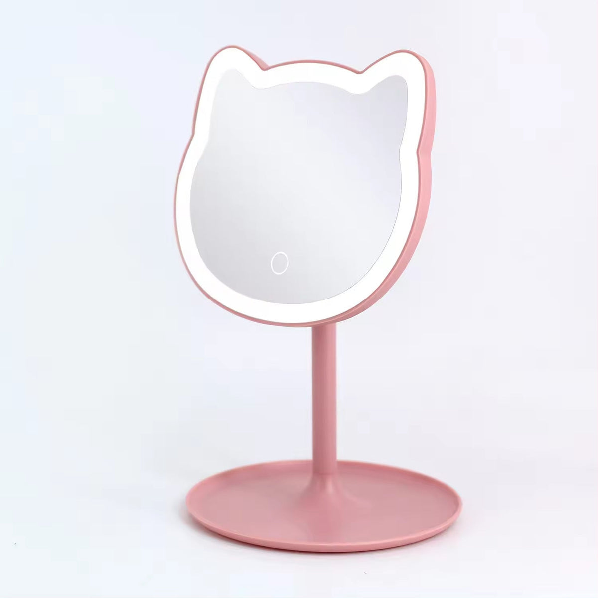 Makeup beauty mirror with rechargeable fill light for dormitory students