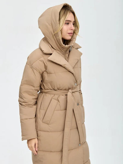 Women's Premium Cotton Coat Above-the-knee