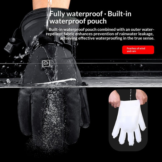 Warm winter outdoor sports gloves for cycling and skiing by My Store