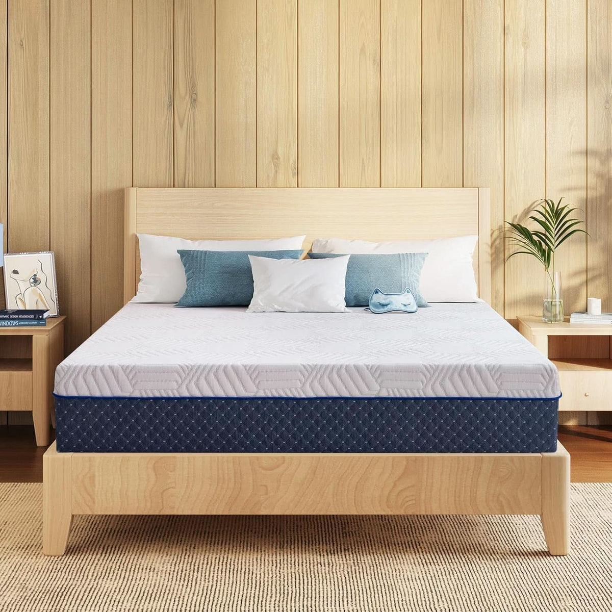 12 Inch King Size Gel Memory Foam Mattress in Box