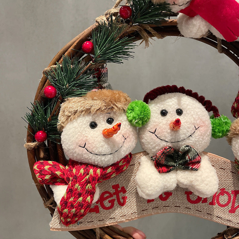 Christmas vine ring decorations pendant hanging ornament my store