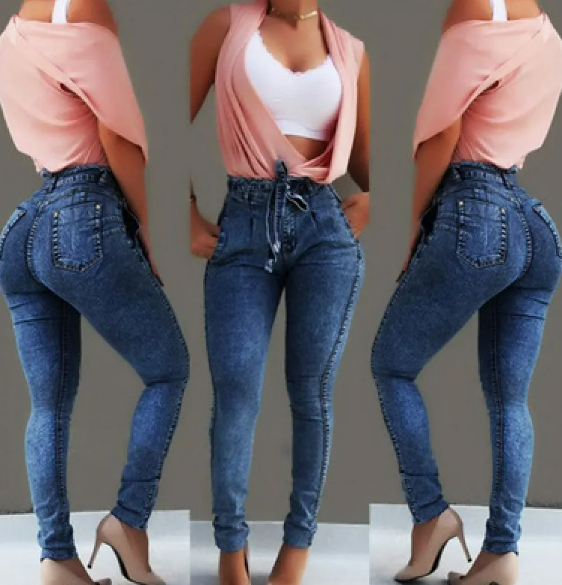 Edgy Fringe Denim
