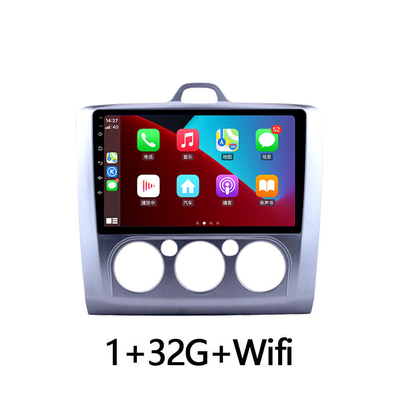 Manual air conditioner Android smart center console with navigation and wireless CarPlay for car dashboard