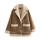 Luxe Suede & Fur Winter Coat