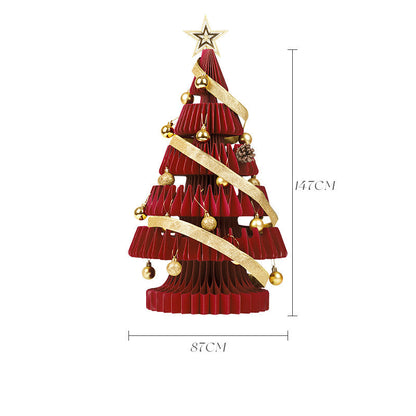 Christmas decorations with colorful ornaments for festive holiday decor