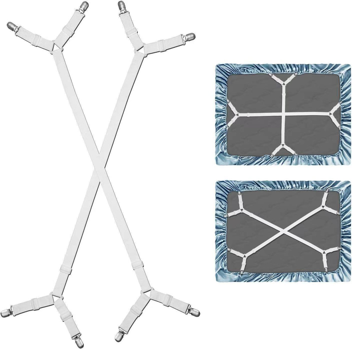 Bed clips sheet cover by My Store, designed to secure fitted sheets neatly on a mattress