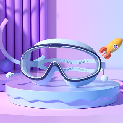 Large-frame waterproof non-fogging swimming goggles by My Store