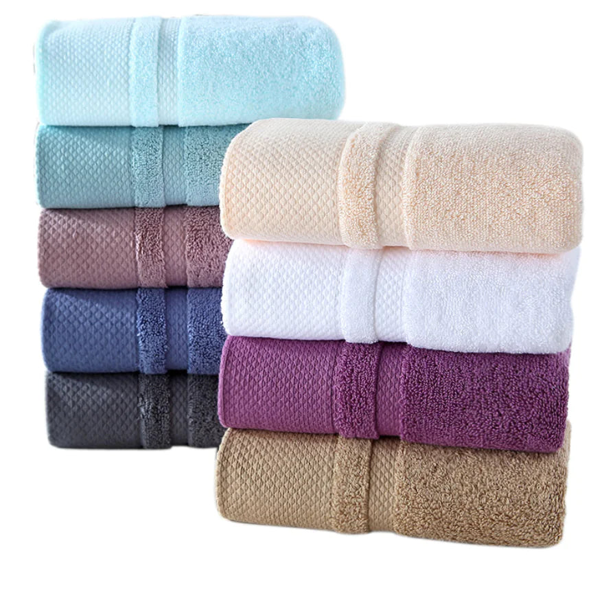 Thick Cotton Face Towels with Custom Logo (120g)