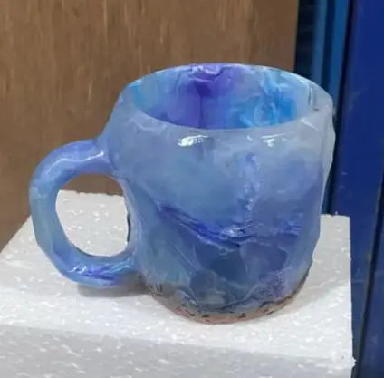 Resin Mineral Crystal Coffee Mugs