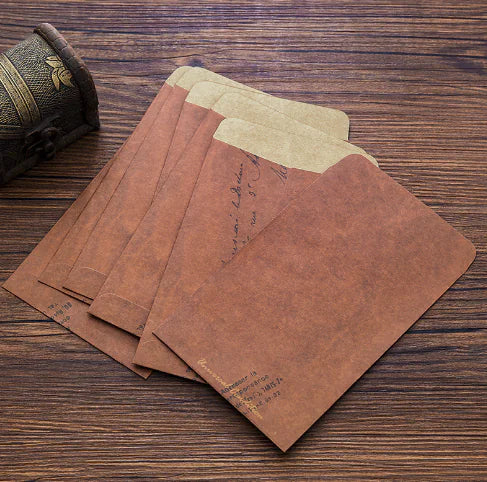 Vintage Kraft Paper Envelopes for Office Supplies