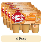 (4 Pack) Snack Pack Super Size Butterscotch Pudding, 5.5 Oz Pudding Cups, 6 Count - BACKUPMYFILESNOW.COM®