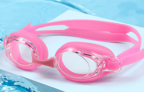HD waterproof non-fogging swimming glasses, myopia goggles with clear lenses