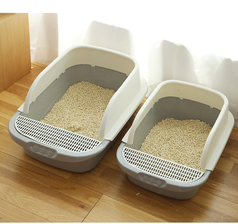 Baby Cat deodorant excrement basin sand basin, plastic cat litter tray in product view