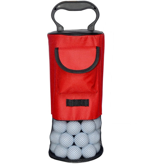 Detachable portable pick-up retriever zipper storage bag and ball collector for outdoor sports gear