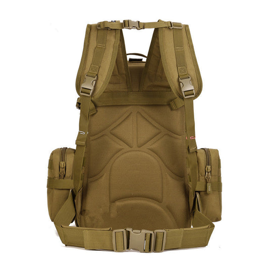 50L outdoor camping travel backpack, large-capacity luggage bag with durable combination design