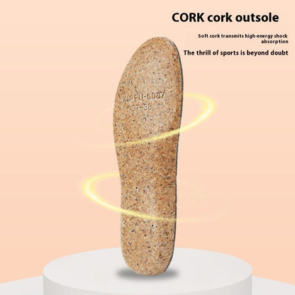 Sweat-absorbent breathable flat foot insole, neutral design for comfortable shoe support