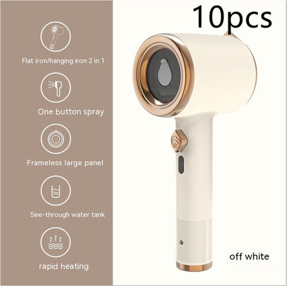 Vivalo mini portable handheld garment steamer for clothes, fabric steam iron with US plug, ideal for travel and home use