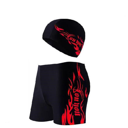 Men's plus size swimming trunks by My Store, shown in a classic swimwear design