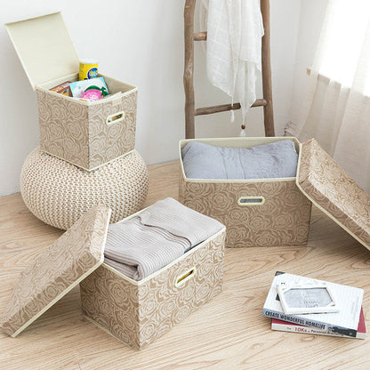 Foldable storage box by My Store, shown from the front with a collapsible design