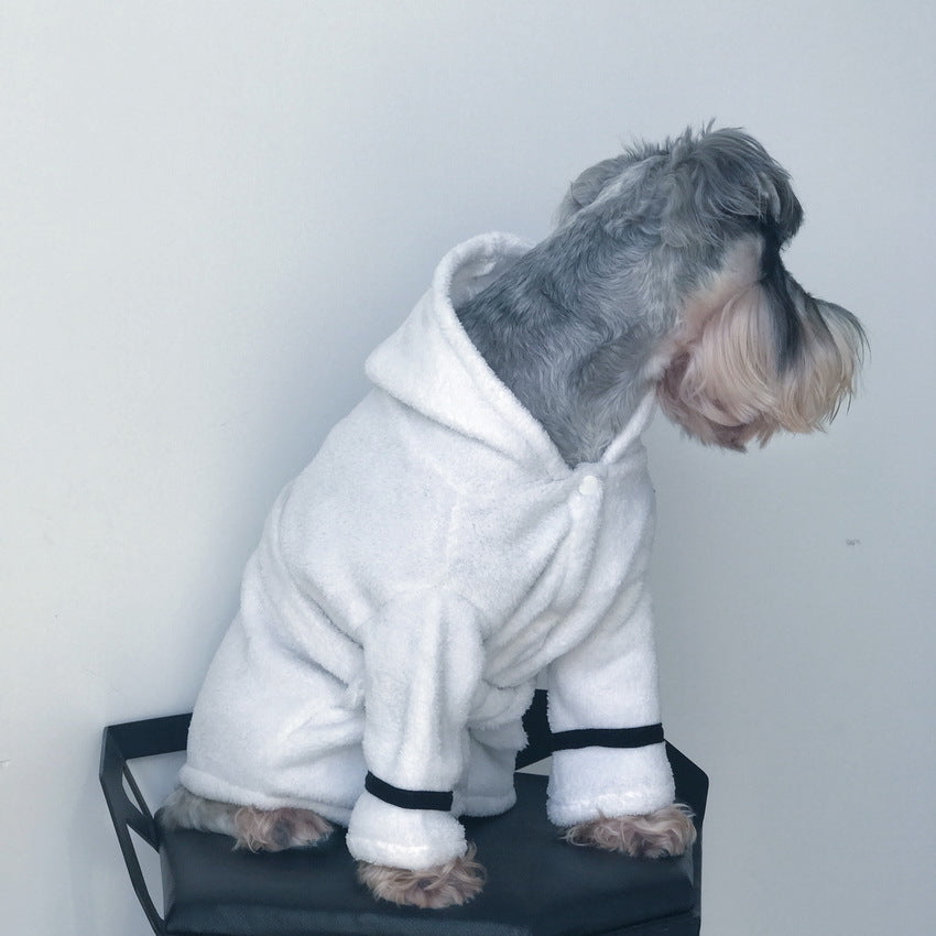 Pet bathrobe pajamas for cats and dogs in soft fabric, product image 407357041322.jpg