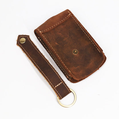 Leather key case by My Store displayed in a compact design