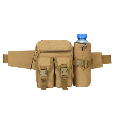 Running sports outdoor small waterproof tactical bag with kettle pockets and field function design