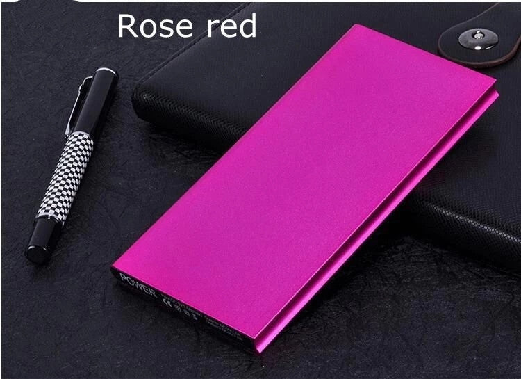 USB charging treasure with LED light, compact portable power bank by My Store