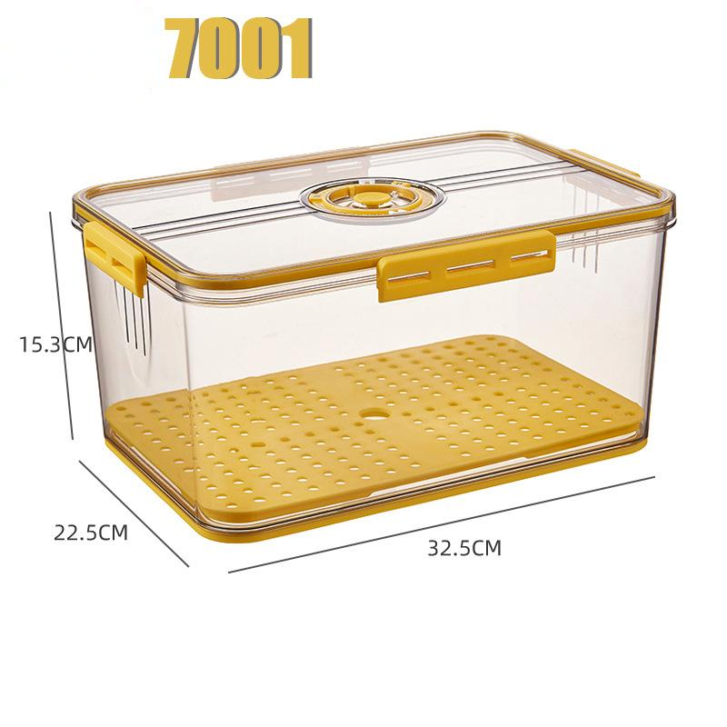 Transparent food-grade PET refrigerator storage box with handles My Store