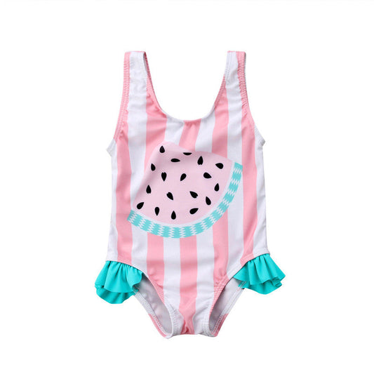 Baby girl swimming suit by My Store in a colorful one-piece design