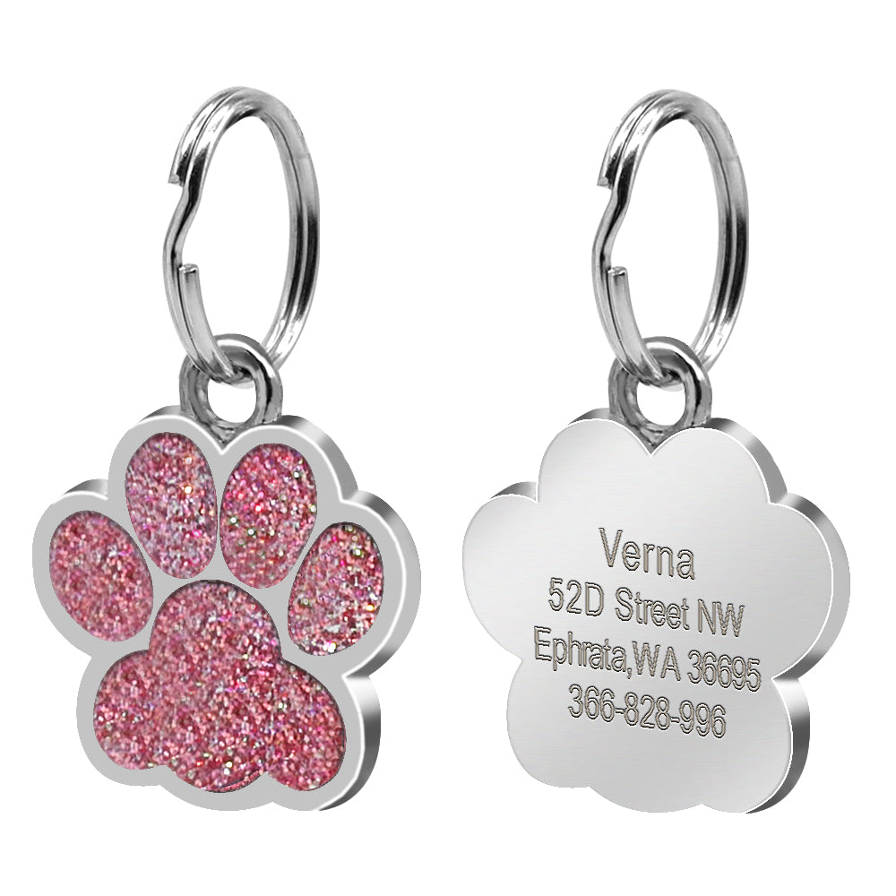 Footprint dog design by My Store, type 7 decal shown on a product surface