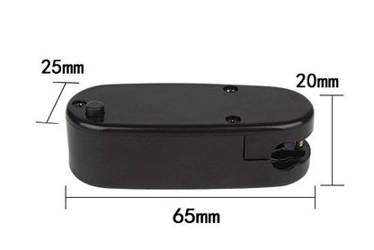 Putter laser pointer for golf alignment, featuring a compact handheld design