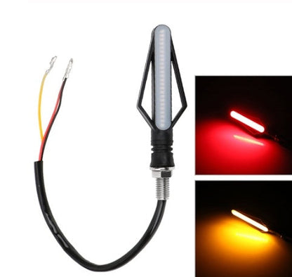 Fire arrow motorcycle turn signal running water brake light, LED light assembly_view.