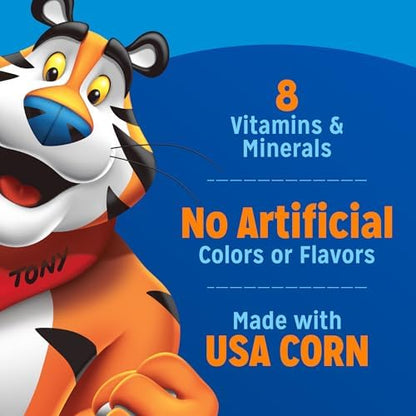 Kellogg's Frosted Flakes original giant size breakfast cereal in a 28.5 oz box with frosted corn flakes and mascot tiger on the packaging