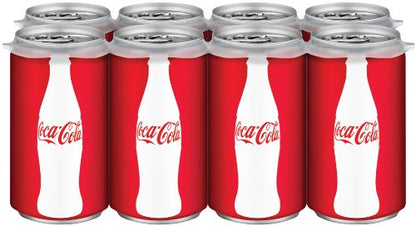 Coca-Cola Cherry soda soft drink cans, 12 fl oz, 12-pack, featuring red and black branding with cherry flavor imagery.