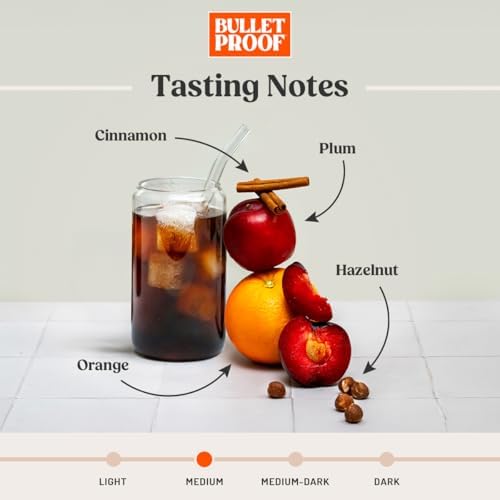 Ground Bulletproof Original Cold Brew Coffee, medium roast coarse ground, 12 oz bag, rich coffee beans for cold brew brewing