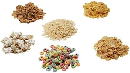 Kellogg's breakfast cereal cups variety pack with 96 single-serve 1.13oz cups, including assorted cereal flavors in colorful packaging.