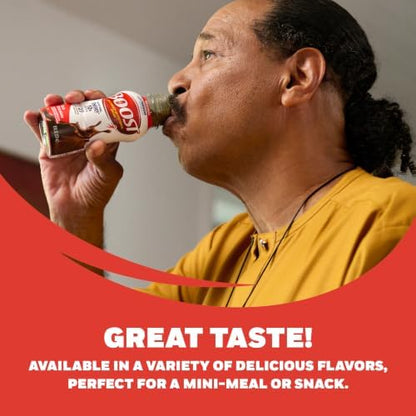 Boost Original Nutritional Shake in Very Vanilla flavor, ready-to-drink nutritional beverage, 24-pack of convenient, creamy vanilla drinks.