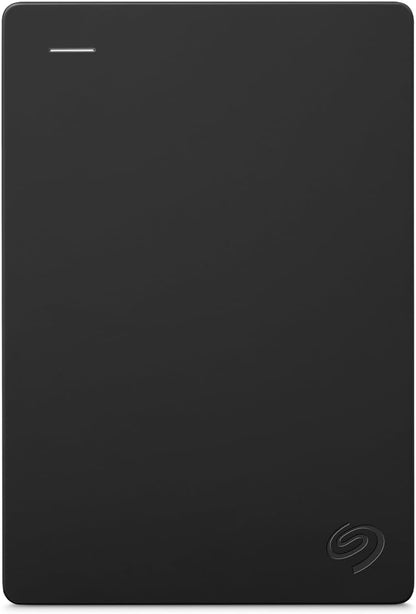 Seagate Portable 1TB external hard drive in black, USB 3.0, for PC, Mac, PlayStation, Xbox, with rescue service from BACKUPMYFILESNOW®.