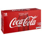 Coca-Cola Cherry soda soft drink cans, 12 fl oz, 12-pack, featuring red and white Coca-Cola branding and cherry flavor graphics.